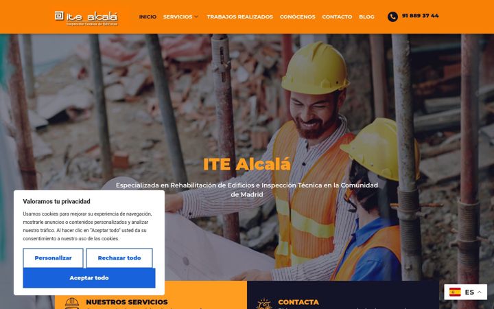 Screenshot of itealcala.com