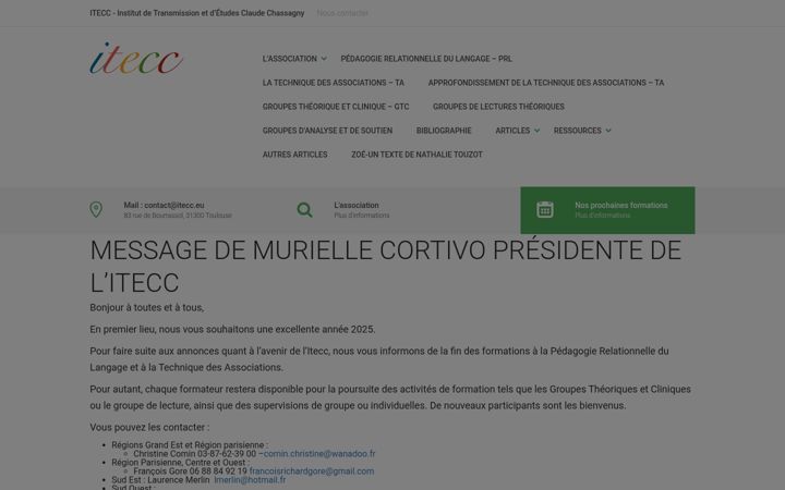 Screenshot of itecc.eu