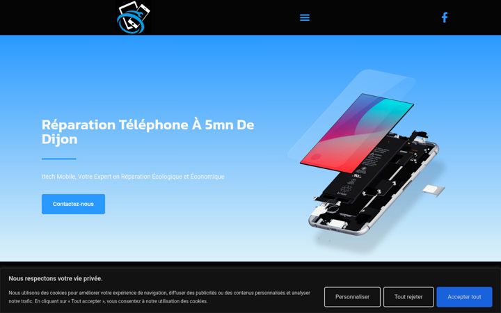 Screenshot of itech-mobile.fr