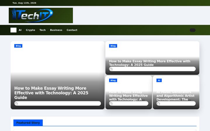 Screenshot of itechit.co.uk