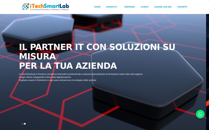 Screenshot of itechsmartlab.it