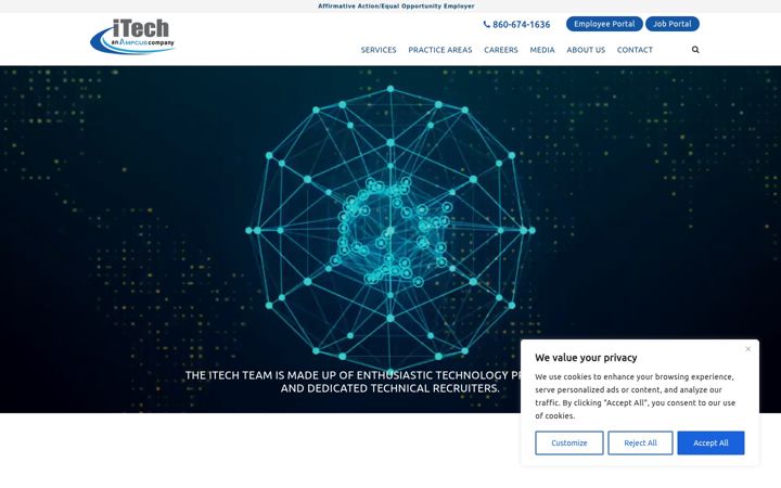 Screenshot of itechsolutions.com