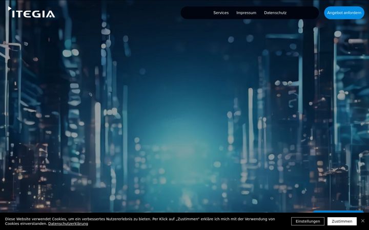 Screenshot of itegia.de