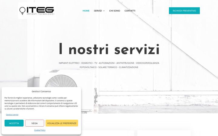 Screenshot of itegimpianti.altervista.org