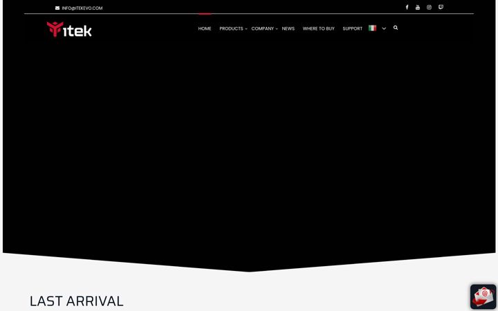 Screenshot of itekevo.com