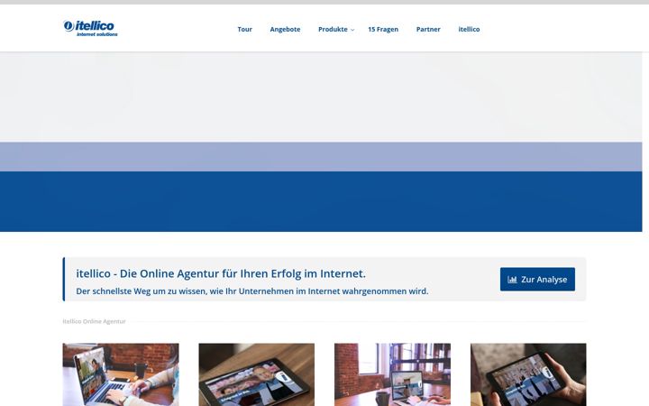Screenshot of itellico.com