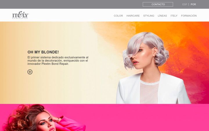Screenshot of itely-hairfashion.com