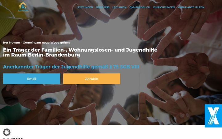Screenshot of iter-novum.de