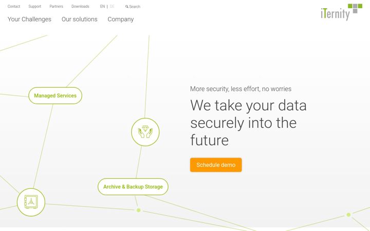 Screenshot of iternity.com