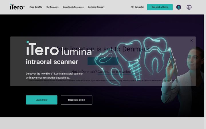 Screenshot of itero.com