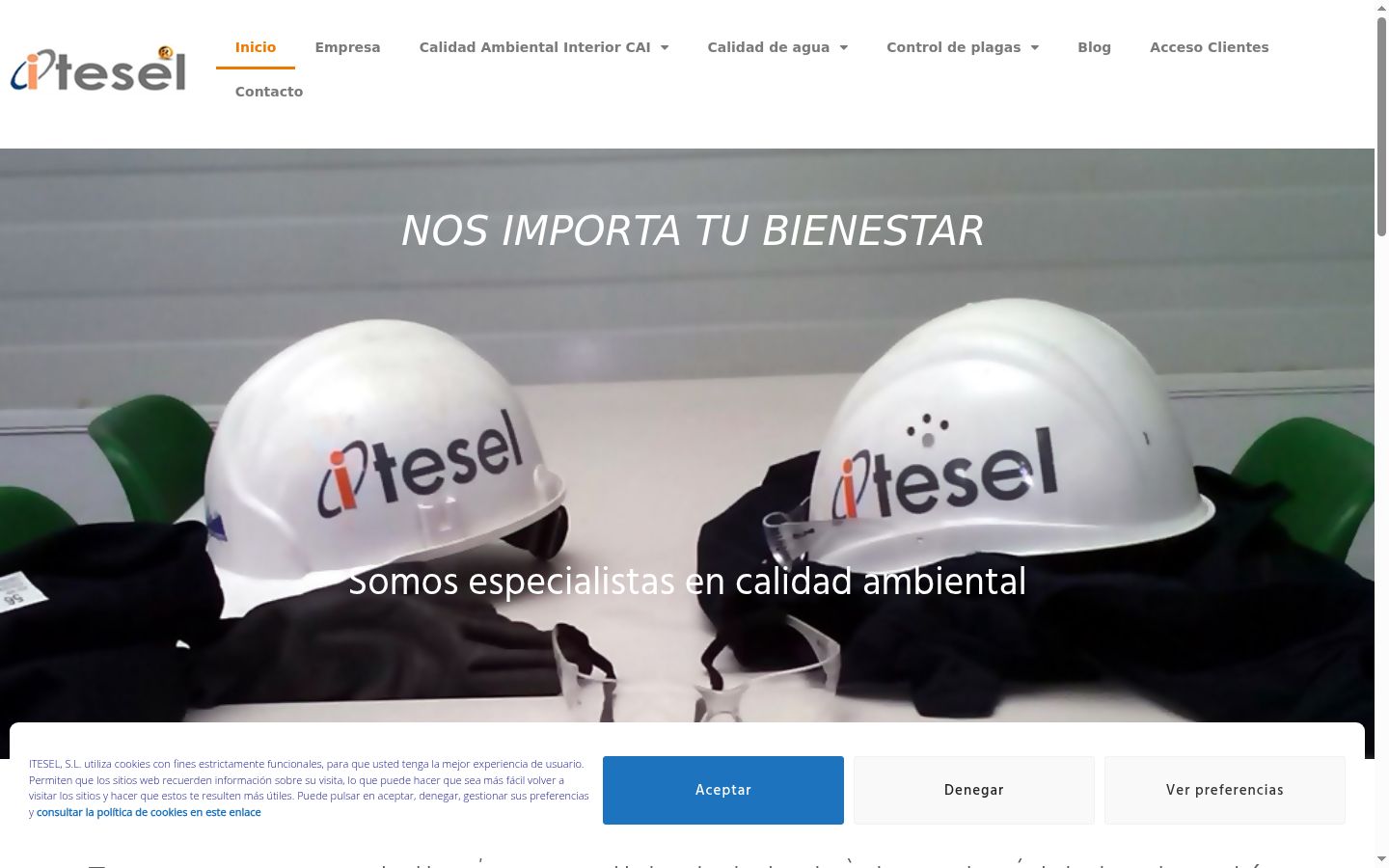 Screenshot tal-banner tal-kunsens muri qabel kwalunkwe interazzjoni