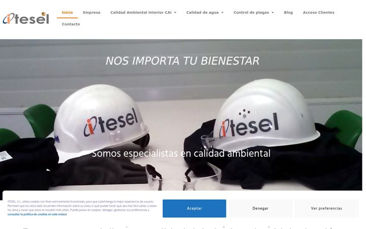 Screenshot of itesel.es