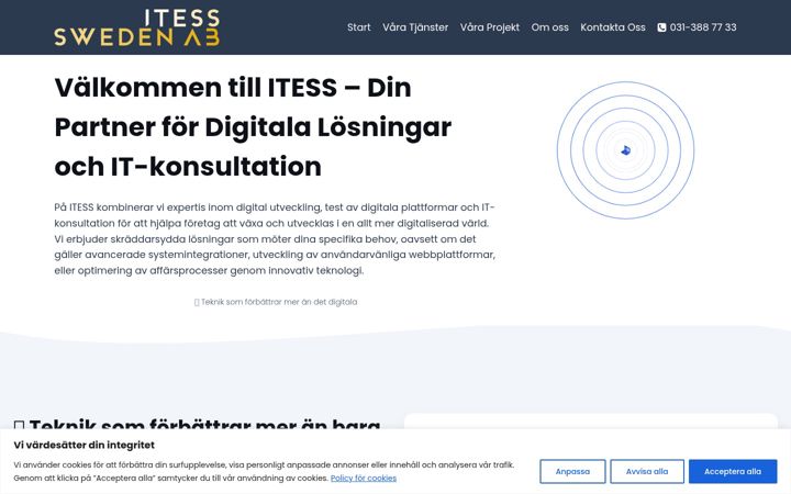 Screenshot of itess.se