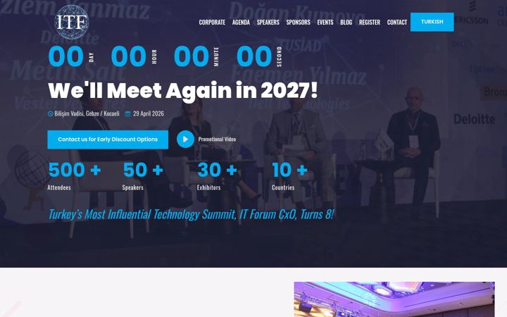 Screenshot of itforumturkey.com