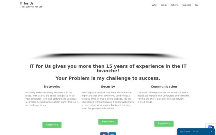 Screenshot of itforus.com
