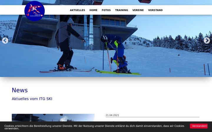 Screenshot of itg-ski.at