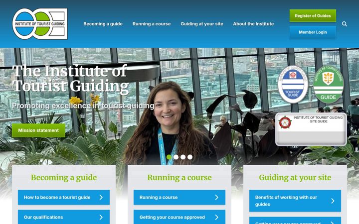 Screenshot of itg.org.uk