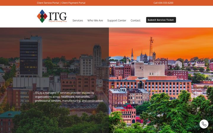 Screenshot of itghealthcare.com