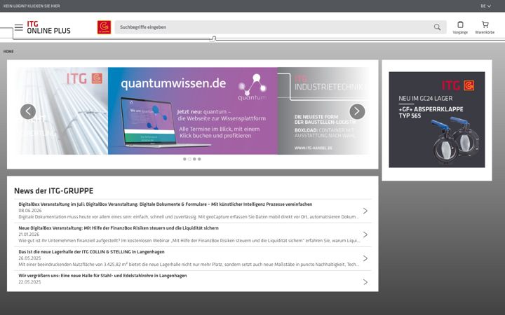 Screenshot of itgonlineplus.de