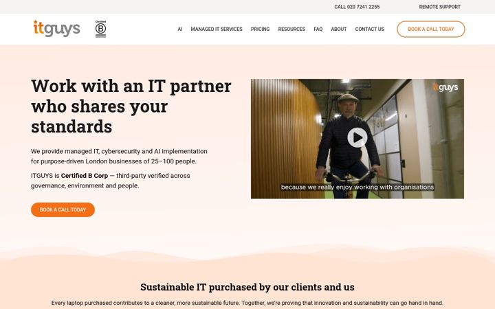 Screenshot of itguys.com