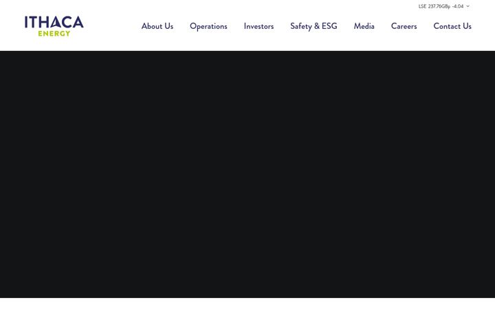 Screenshot of ithacaenergy.com