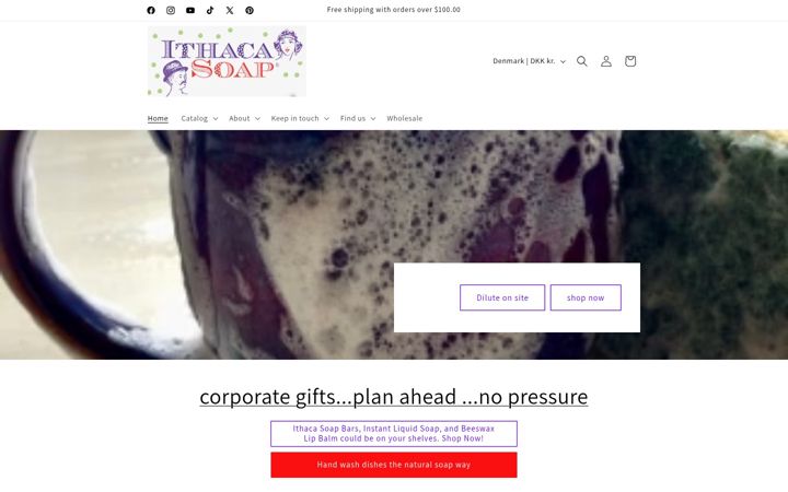 Screenshot of ithacasoap.com