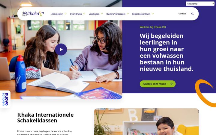Screenshot of ithaka-isk.nl
