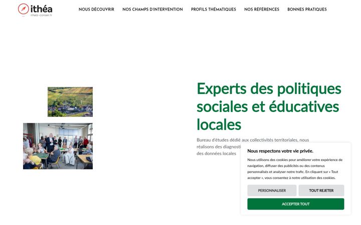 Screenshot of ithea-conseil.fr