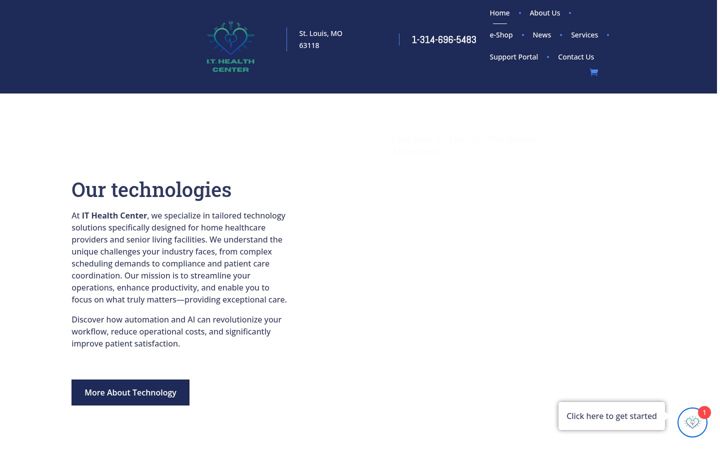Screenshot of ithealthcenter.com