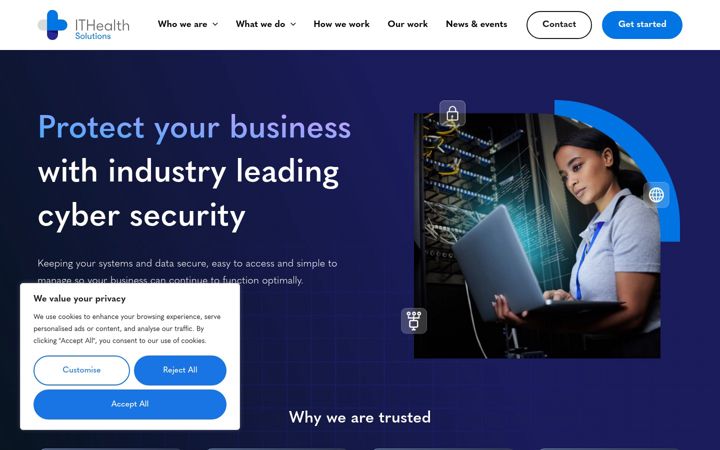 Screenshot of ithealthsolutions.co.uk