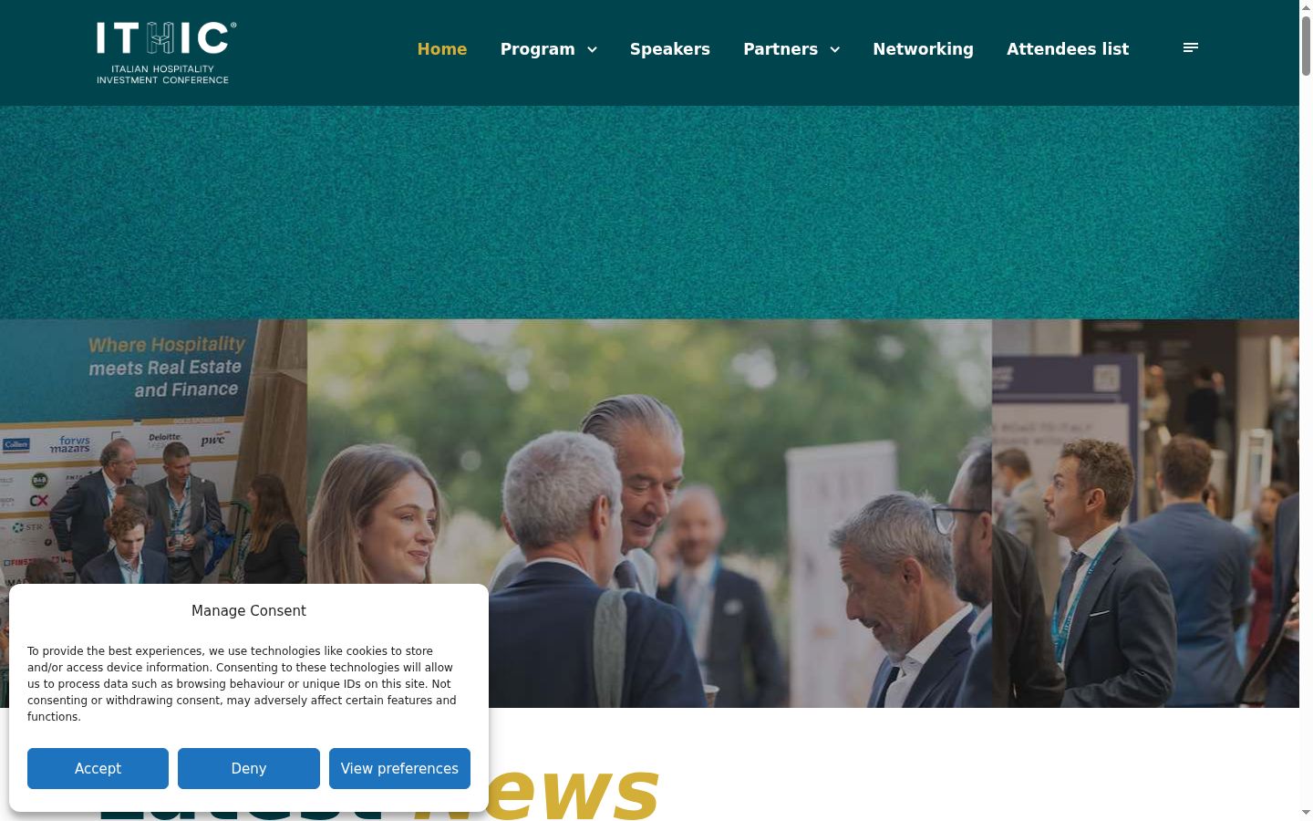 Screenshot des Einwilligungsbanners vor jeglicher Interaktion