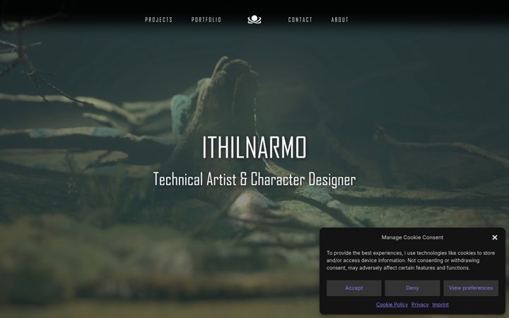 Screenshot of ithilnarmo.de