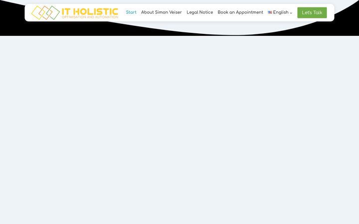 Screenshot of itholistic.com