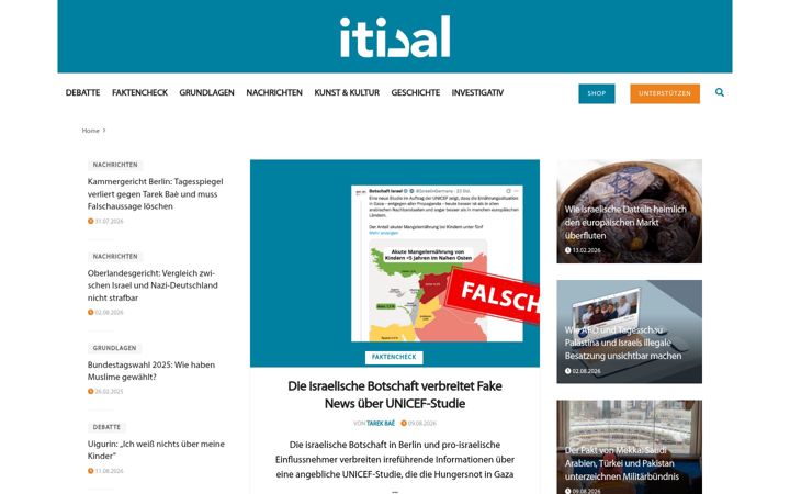 Screenshot of itidal.de