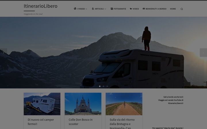 Screenshot of itinerariolibero.it