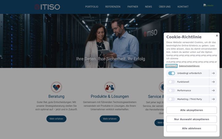 Screenshot of itiso.de