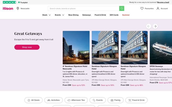 Screenshot of itison.com