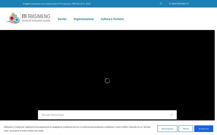 Screenshot of ititrasimenosociale.it