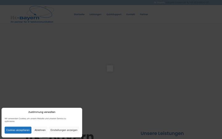Screenshot of itk-bayern.de