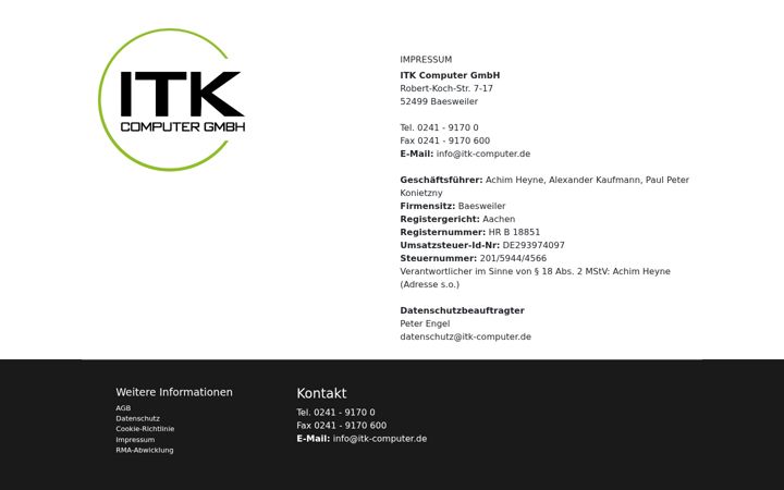 Screenshot of itk-computer.de