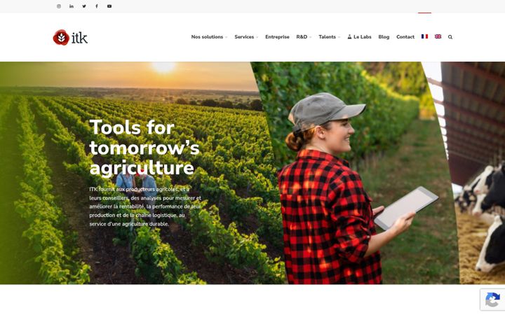 Screenshot of itk.fr