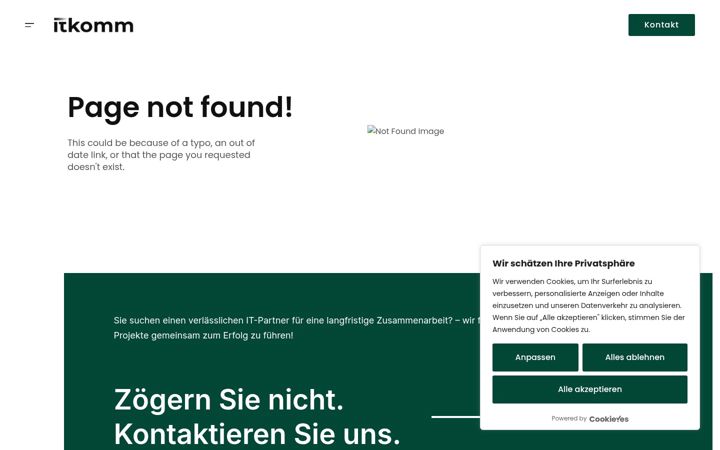Screenshot of itkomm.de