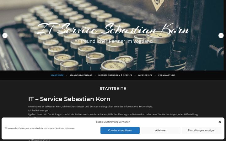 Screenshot of itkorn.de