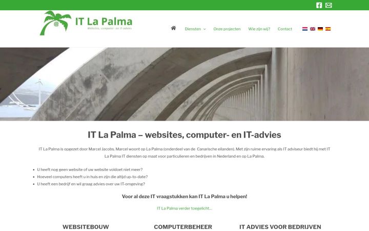 Screenshot of itlapalma.es