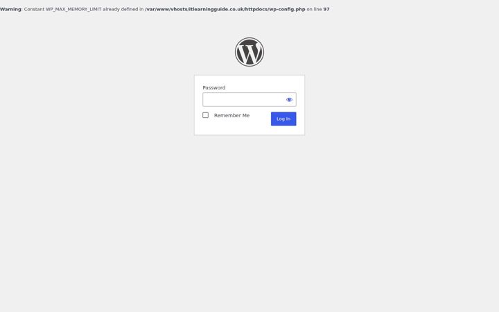 Screenshot of itlearningguide.co.uk