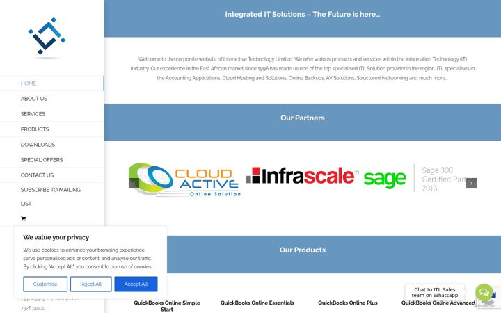 Screenshot of itlweb.com