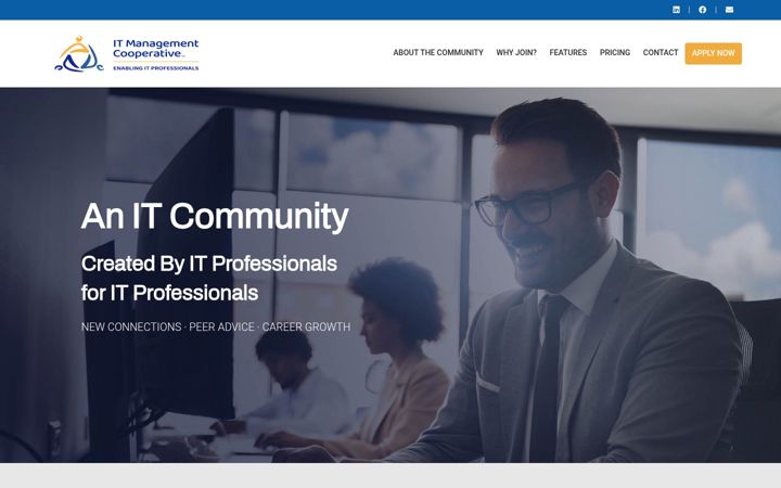 Screenshot of itmc.org