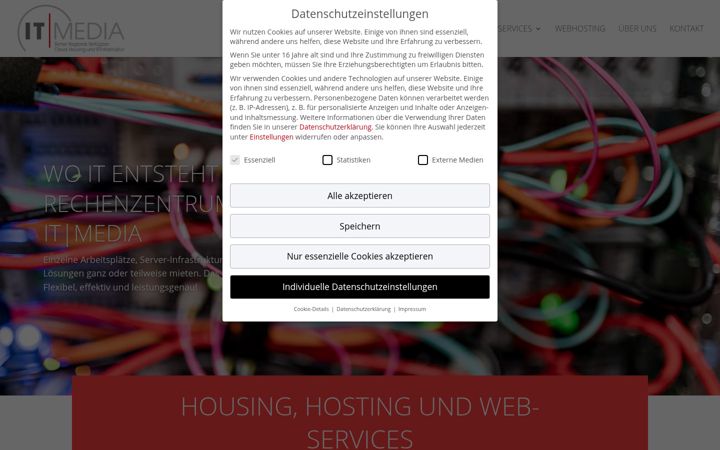 Screenshot of itmedia-solution.de