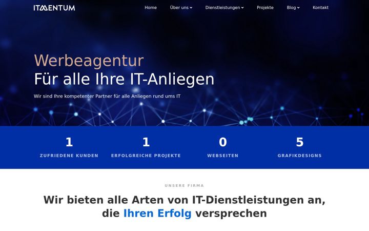 Screenshot of itmentum.de