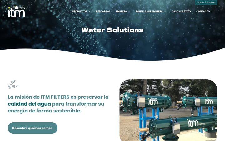Screenshot of itmfilters.com